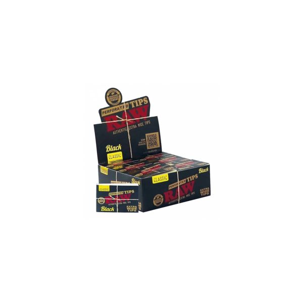 Filtri in cartoncino RAW Black Classic Extra Wide Regular – 36 blocchetti