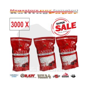 Φιλτράκια Cartel Classic Regular 8 mm – 3.000 φίλτρα