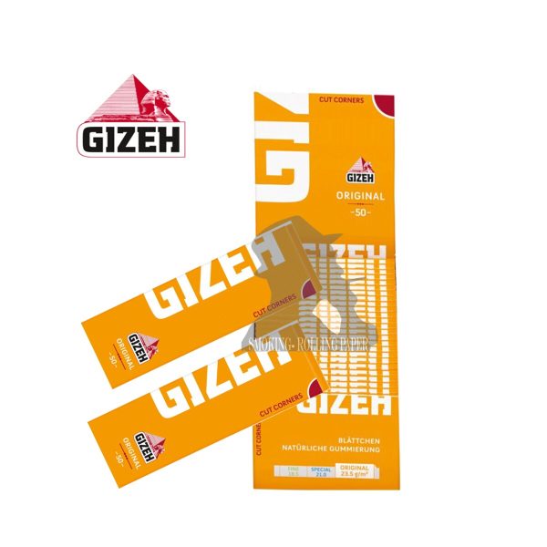 Cartine Gizeh Original Corte Regular – Confezione da 50 libretti