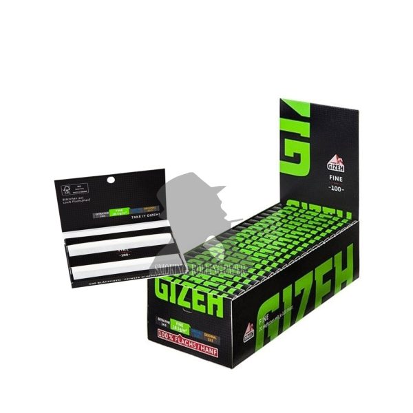 master-180 Cartine Gizeh Fine Black Corte Regular – Confezione da 20 libretti