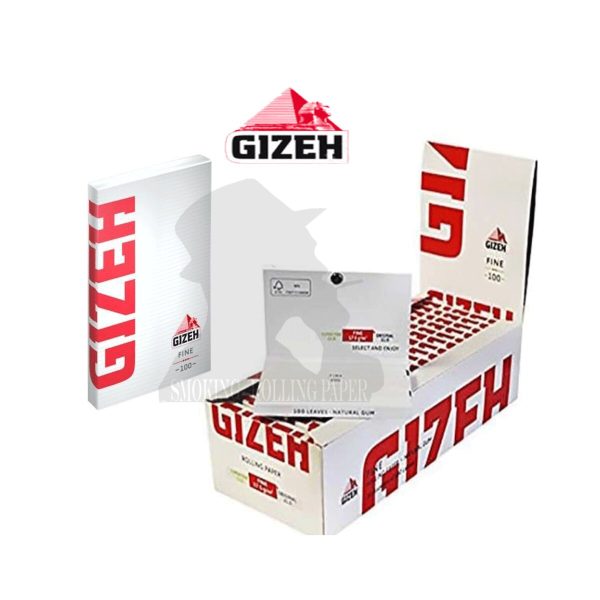 master-196 Cartine Gizeh Fine Red Corte Regular – Confezione da 20 libretti