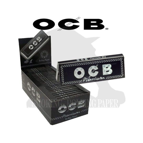 Χαρτάκια στριφτού OCB Premium Black Regular – συσκευασία με 50 πακετάκια