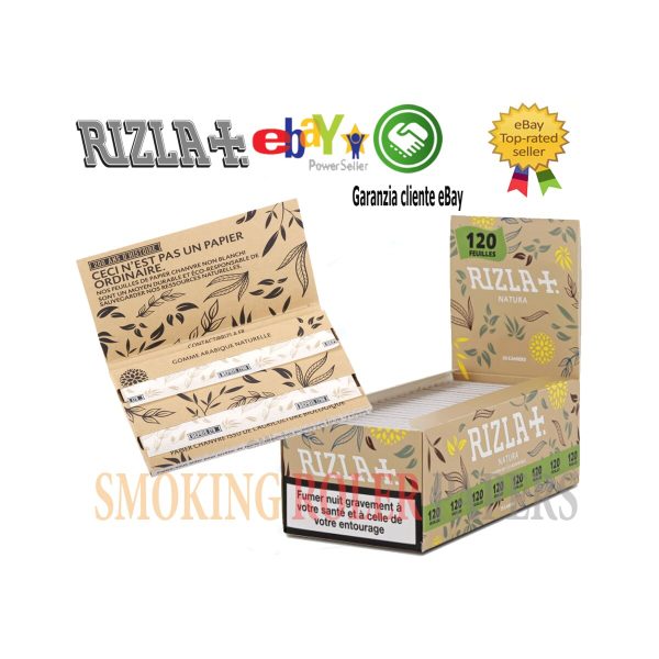 Papier à rouler Rizla Natura Regular – lot de 25 carnets