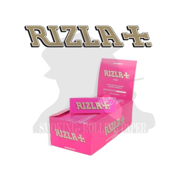 Papier à rouler Rizla Pink Regular – lot de 50 carnets