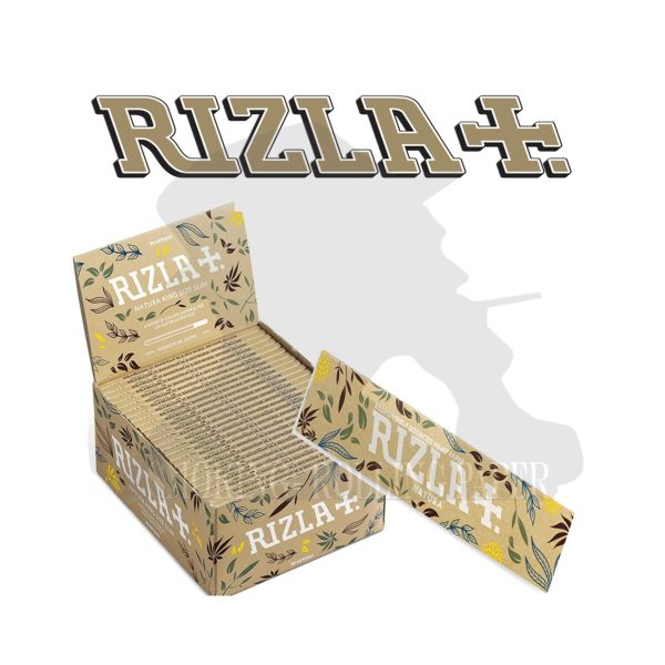 Papier à rouler Rizla Natura King Size Slim – lot de 50 carnets
