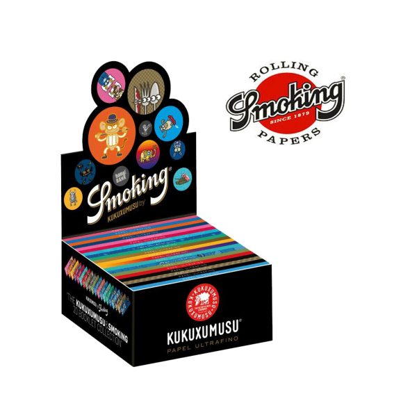 Cartine Smoking Kukuxumusu Ultra Fine King Size Slim – Confezione da 50 libretti