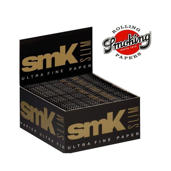 Papier à rouler Smoking SMK Ultra Fine King Size Slim – lot de 50 carnets