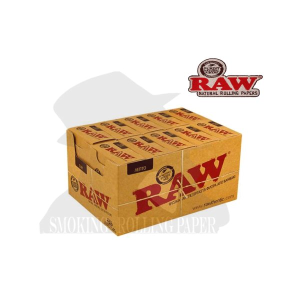 master-390 RAW Slim 6 mm Zigarettenfilter aus reiner Baumwolle – 10 Packungen à 120 Filter
