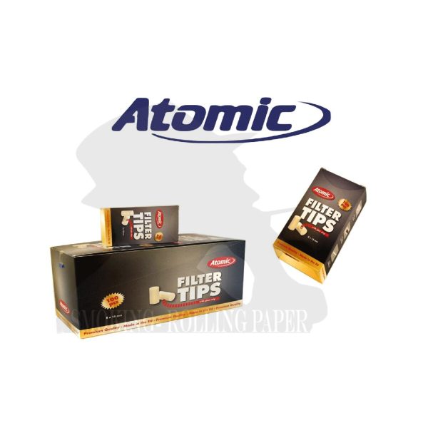 Filtres Atomic Regular 8 mm – 20 étuis de 100 filtres