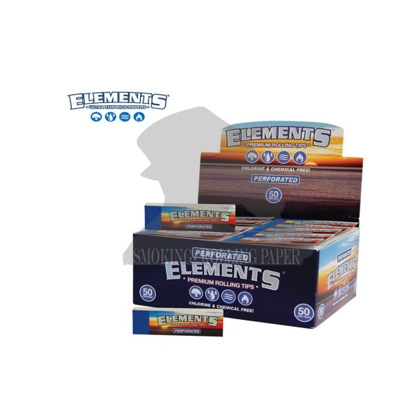 Filtres en carton Elements Wide Slim perforés – 50 carnets
